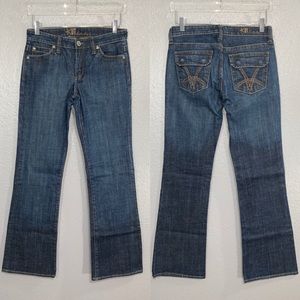 Kut from the Kloth Dark Wash Flap Jeans 27